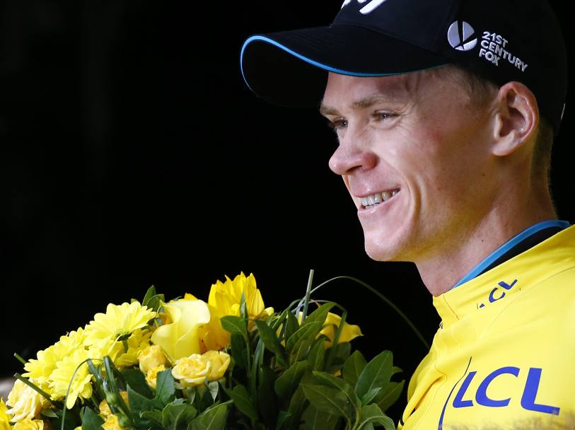 La maglia gialla  sempre sulle spalle di Froome, che ha 3&#39;20&#39;&#39; su Quintana e 4&#39;09&#39;&#39; su Valverde, ora terzo in classifica. Reuters